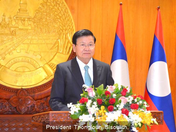 Lao president outlines opportunities and challenges in 2022